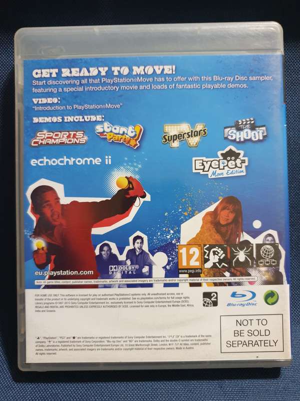 PS3 Game - Playstation Move Starter Disc