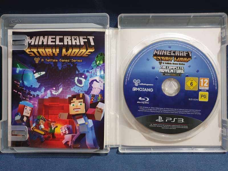 PS3 Game - Minecraft: Story Mode: The Complete Adventure