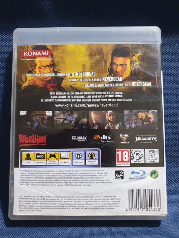PS3 Game - Never Dead