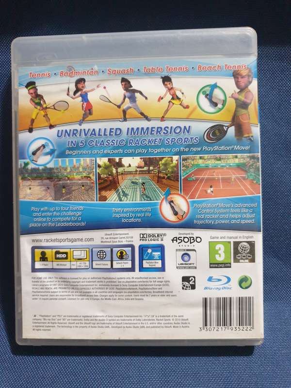 PS3 Game - Racket Sport