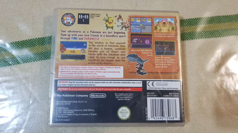Nintendo DS - Pokemon Mystery Dungeon Explorers of Darkness