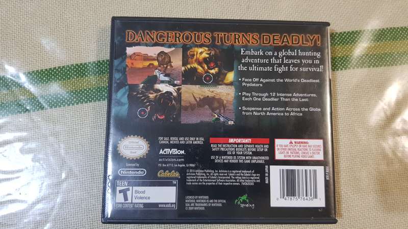 Nintendo DS - Cabela's Dangerous Hunts 2011