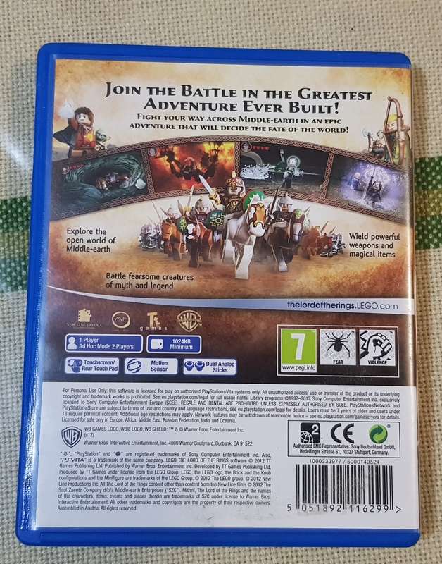 PSVita Game - LEGO Lord of the Rings