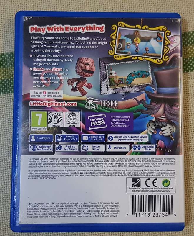 PSVita Game - Little BIG Planet PSVITA EDITION