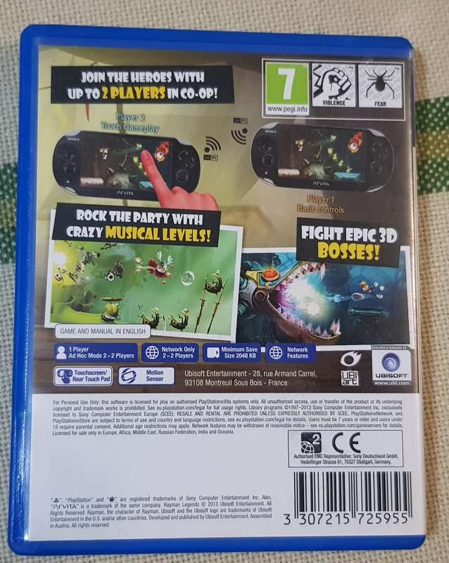 PSVita Game - Rayman Legends