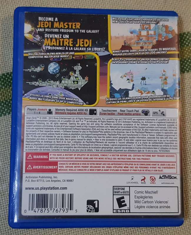 PSVita Game - Angry Birds - Star wars