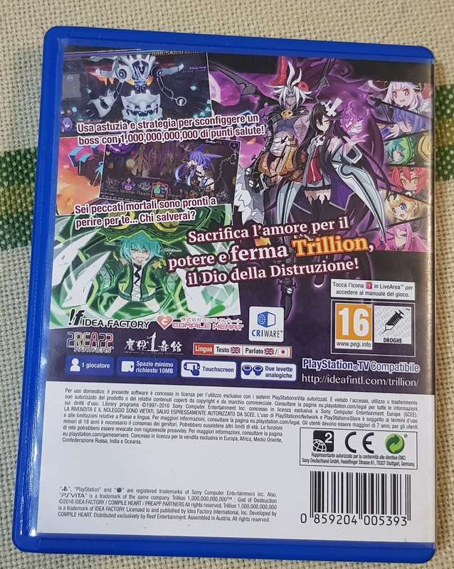 PSVita Game - Trillion God of Destruction