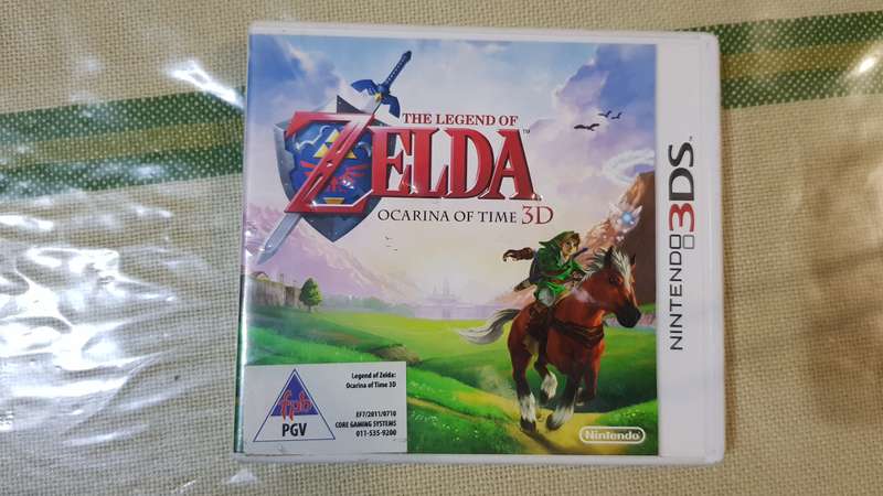 Nintendo 3DS game - Zelda Ocarina of Time 3D
