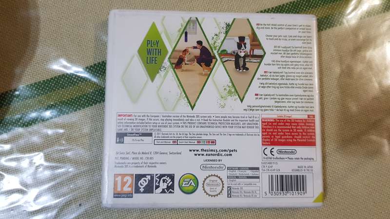 Nintendo 3DS game - The Sims 3: Pets