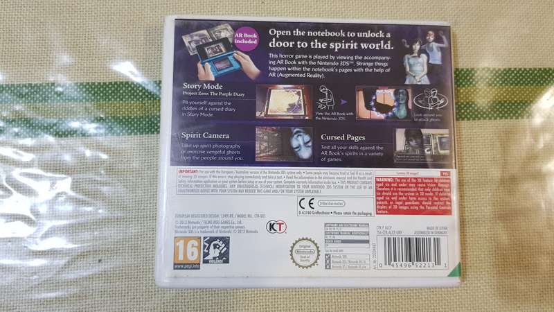 Nintendo 3DS game - Spirit Camera The Cursed Memoir