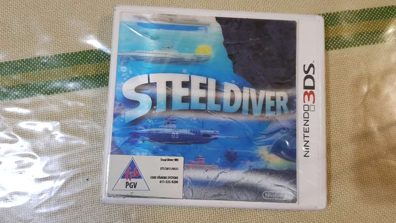 Nintendo 3DS game - Steel Diver