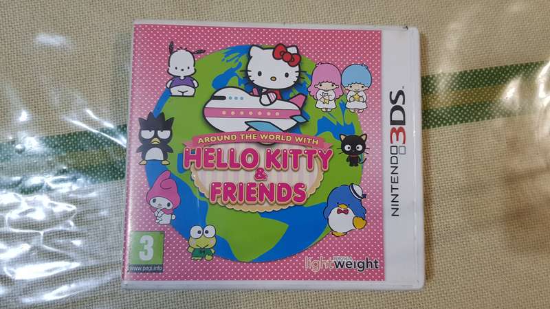 Nintendo 3DS game - Around the World with Hello Kitty and Friends