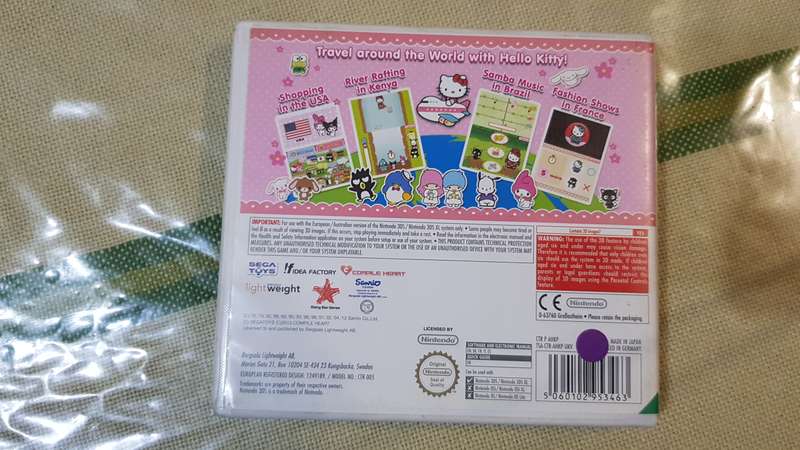 Nintendo 3DS game - Around the World with Hello Kitty and Friends