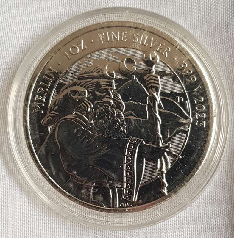Merlin 2023 1oz Silver Bullion Coin Bullion | 999 Fine Silver