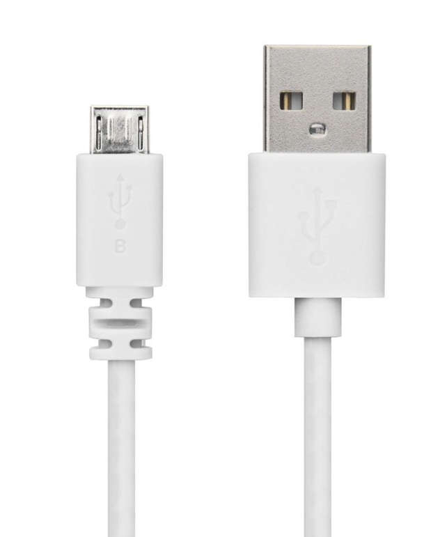 Snug USB To Micro USB Cable 1.2m - White