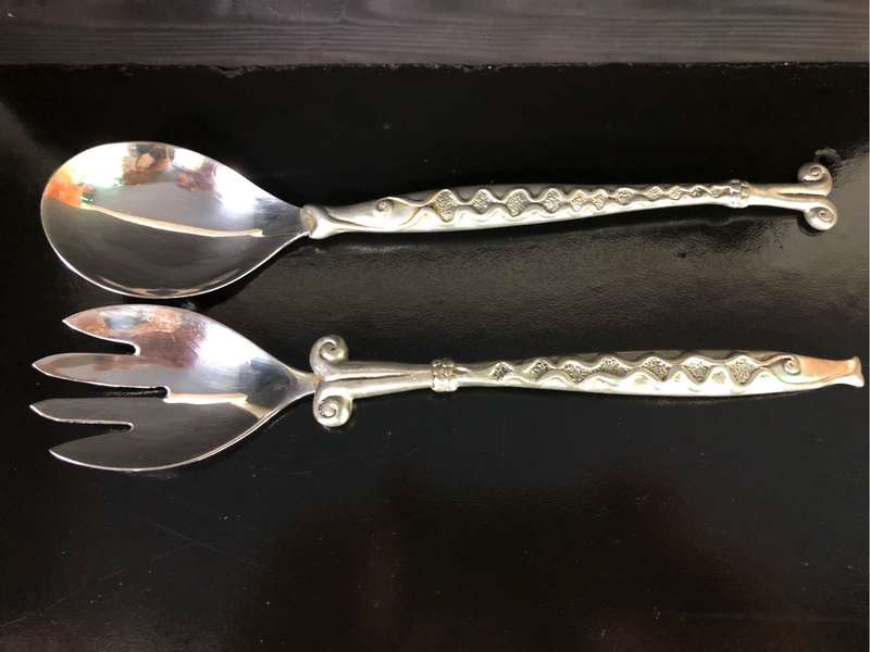 Carrol Boyes Set Salad Servers - Clearly Marked