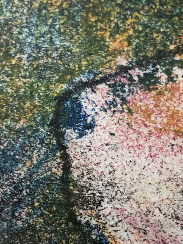 Gareth Davies (20th C) Stunning mixed media framed behind glass