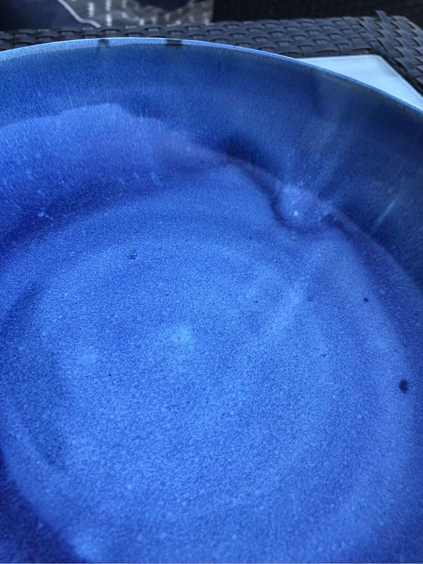 Linn Ware large glazed pottery bowl