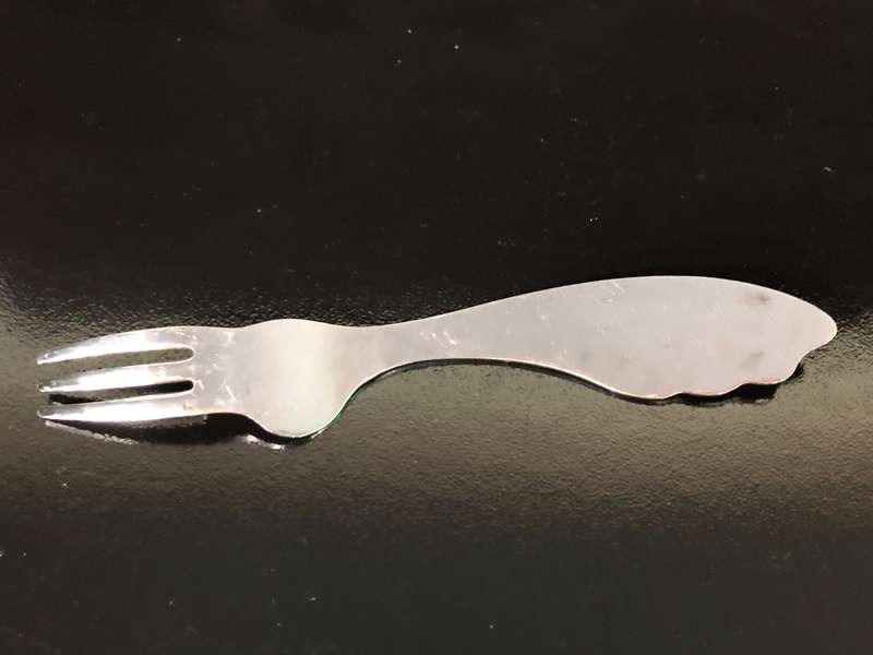 Sato Kogyu Metal Seagull Design Cake Fork - stunning design