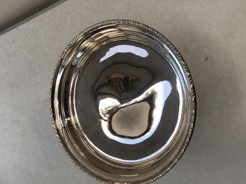 Simply stunning silver plated footed centre piece bowl by T H Hazlewood & Co