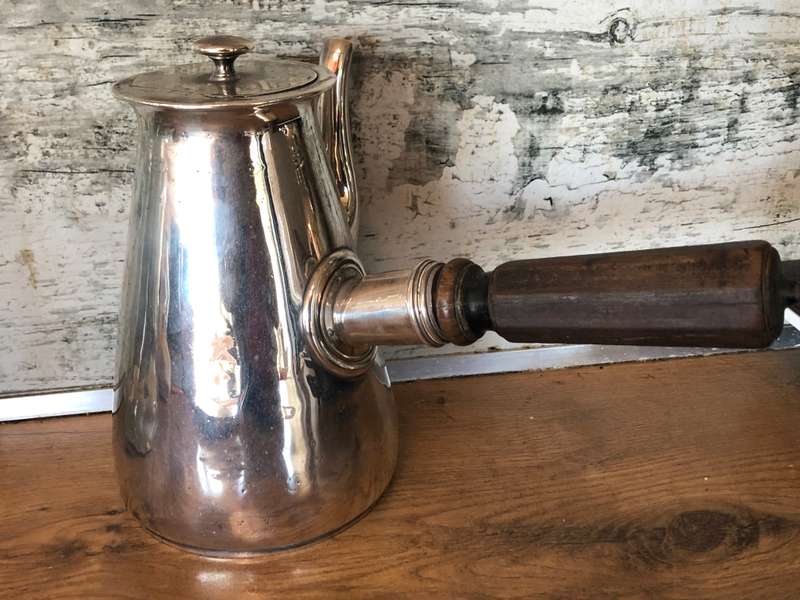 Stunning vintage Elkington silver plate chocolate pot