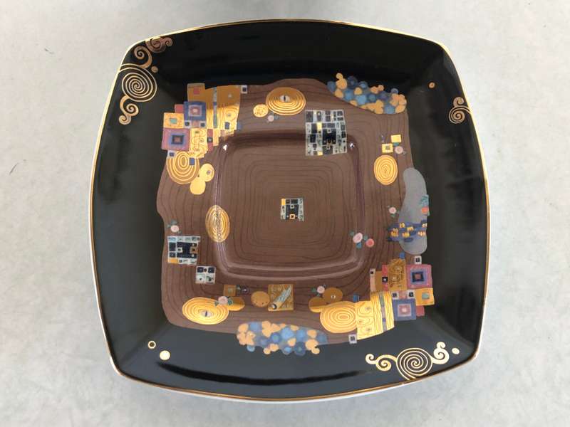 Gustav Klimt Artis Orbis - Goebel Cup and Saucer -The Fulfilment -  COLLECTORS ITEM !!!