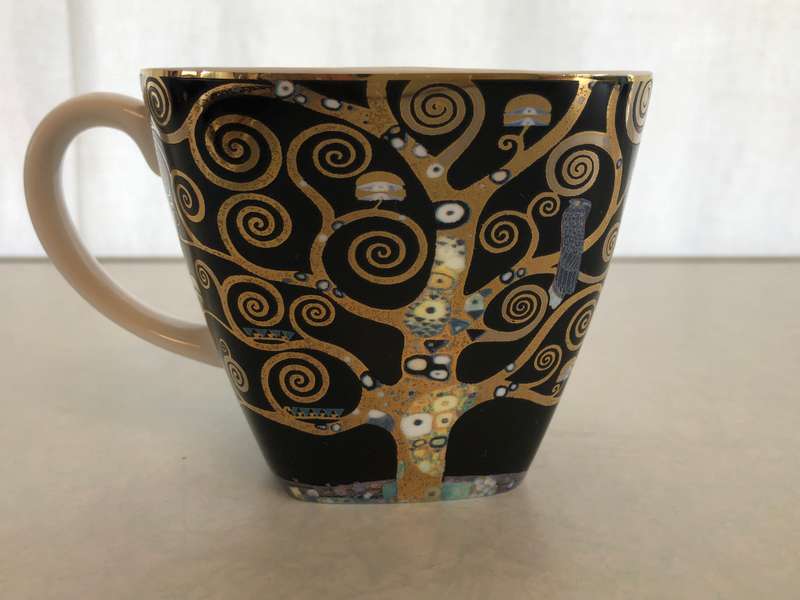 Gustav Klimt Artis Orbis - Goebel Cup and Saucer -The Fulfilment -  COLLECTORS ITEM !!!