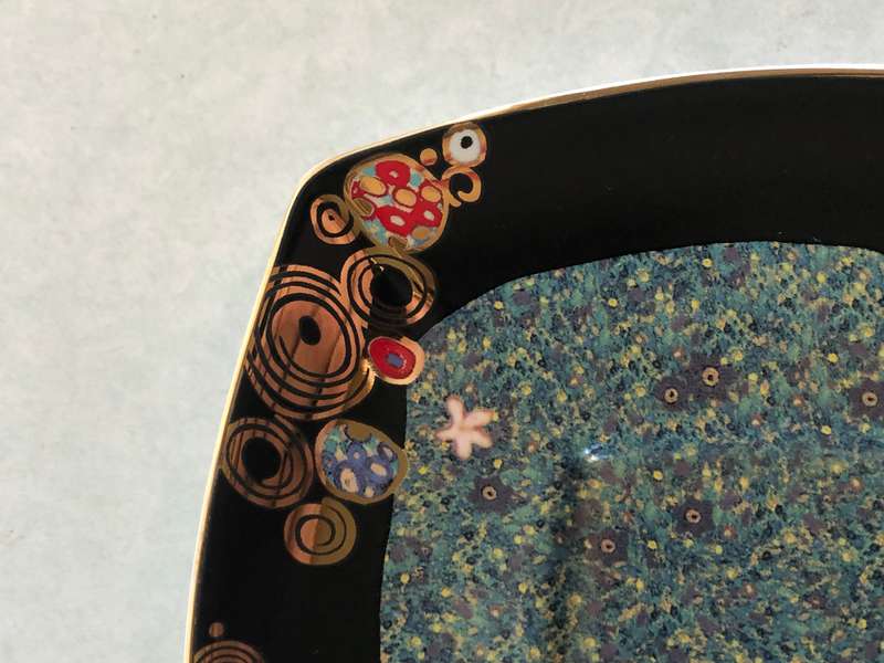 Gustav Klimt Artis Orbis - Goebel Cup and Saucer - The Kiss -  COLLECTORS ITEM !!!