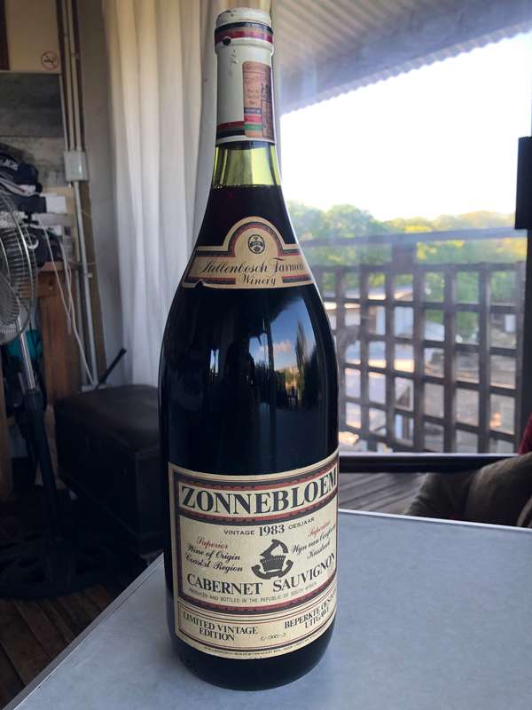 1983 ZONNEBLOEM CABERNET SAUVIGNON LIMITED VINTAGE EDITION 1.5lt MAGNUM