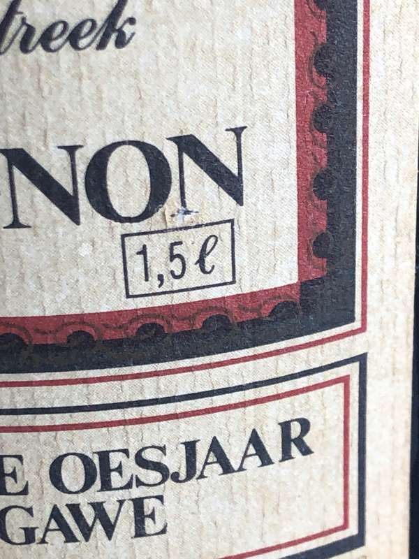 1983 ZONNEBLOEM CABERNET SAUVIGNON LIMITED VINTAGE EDITION 1.5lt MAGNUM