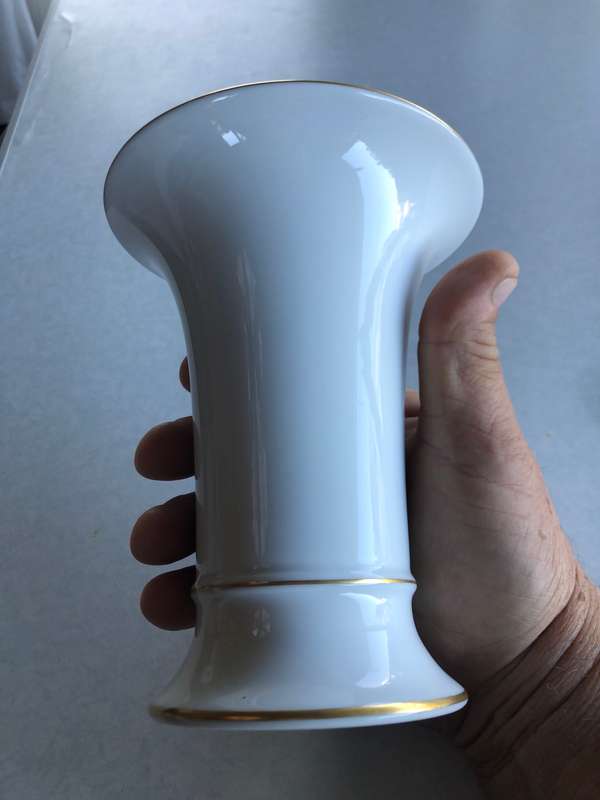 HÖCHST PORCELAIN TRUMPET VASE - MADE IN GERMANY circa 1960