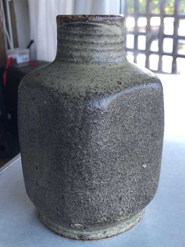 Maarten Zaalberg (South African) Mid Century Modern Studio Art Pottery Vase "Z" mark