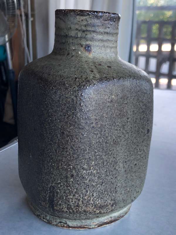 Maarten Zaalberg (South African) Mid Century Modern Studio Art Pottery Vase "Z" mark