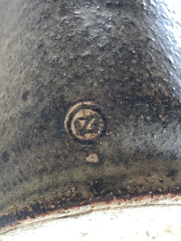 Maarten Zaalberg (South African) Mid Century Modern Studio Art Pottery Vase "Z" mark