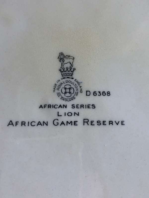 Royal Doulton Africa series Lion charger