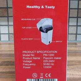 No oil Popcorn Maker