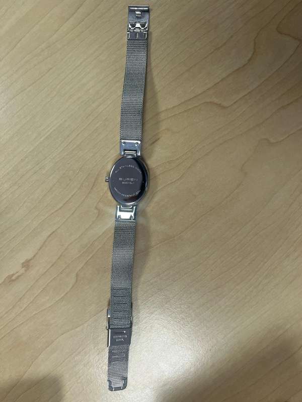 2x Buren Watches  His & Hers  All Stainless Steel  Great Condition