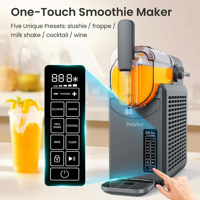 INOVIVA 72 oz Frozen Drink Maker Slushie Machine S1.0