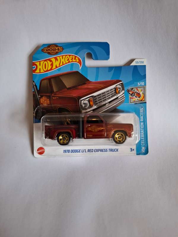 Hotwheels 1978 Dodge red express track