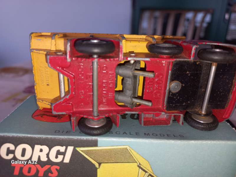 Corgi ERF dump truck