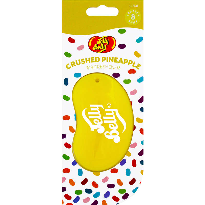 Jelly Belly 3D Air Freshener - Crushed Pineapple