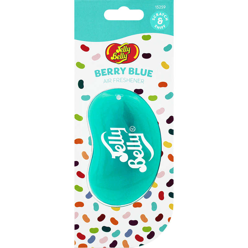 Jelly Belly 3D Air Freshener - Berry Blue
