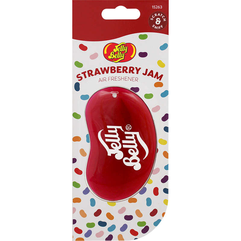Jelly Belly 3D Air Freshener - Strawberry Jam