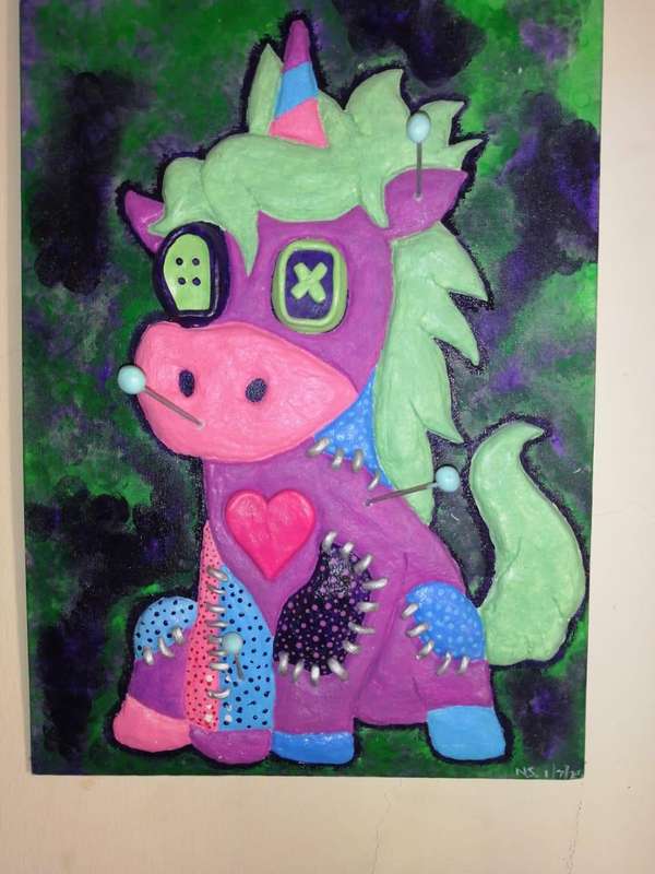 Unicorn 3D Art by NS