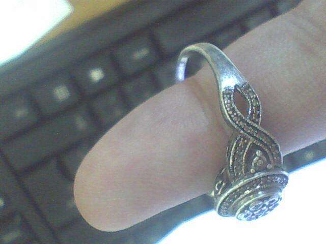 Vintage Silver and Diamond Ring