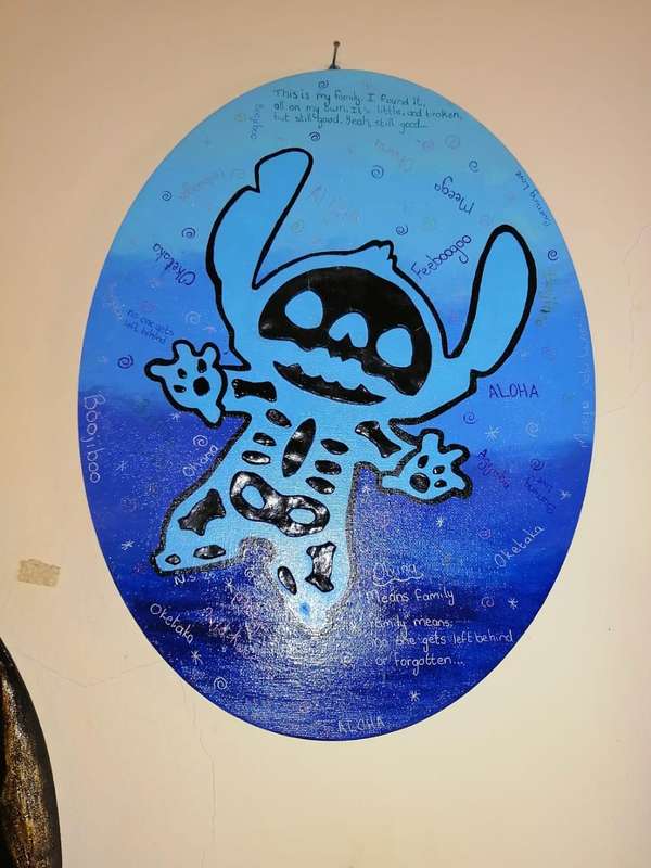 Stitch skeleton (3D) art