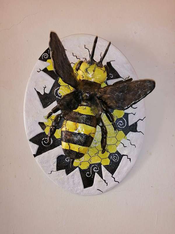 3D art, old bee