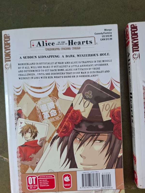 Alice in the country of Hearts manga