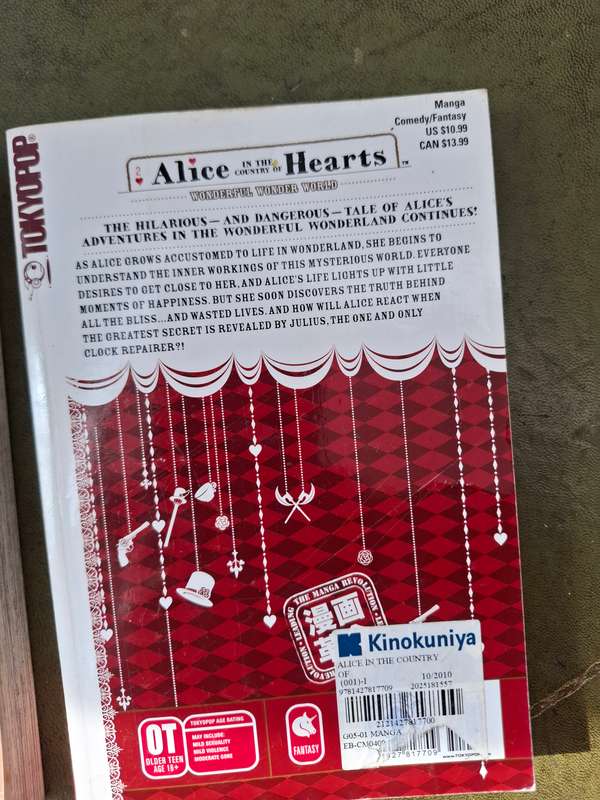 Alice in the country of Hearts manga