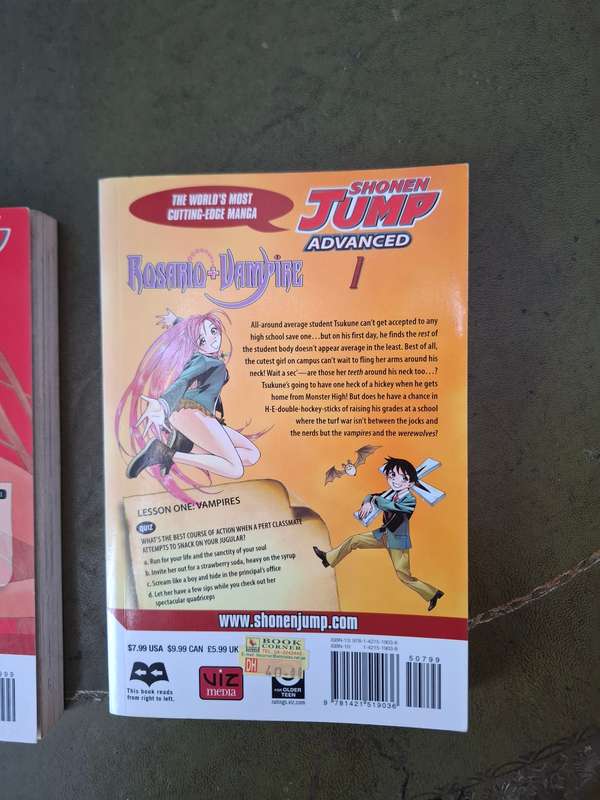 Rosario Vampire Manga